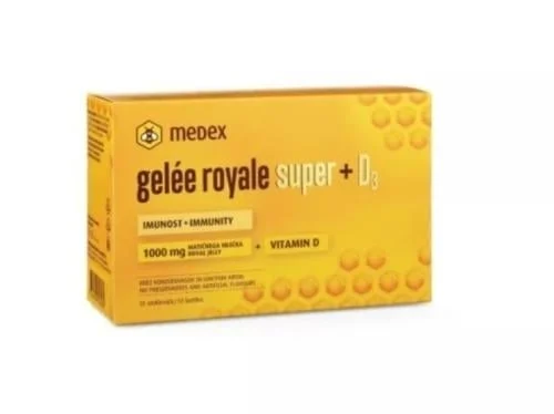 MEDEX maisto papildas GELEE ROYALE SUPER + D3, N16 x 9 ml