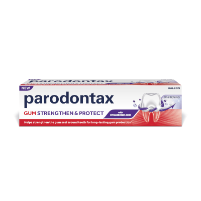 Parodontax Gum Strengthen and Protect Whitening dantų pasta, 75 ml 