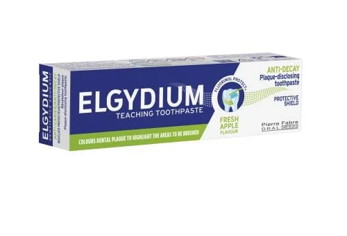 ELGYDIUM mokomoji dantų pasta ėduonies kontrolei, nuo 7 m., 50 ml