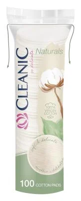 CLEANIC NATURALS vatos diskeliai, 100 vnt.