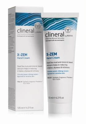 CLINERAL by AHAVA X-ZEM rankų kremas, 125 ml