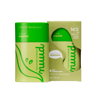 Nuud, Lime x Bergamot Stick dezodorantas, 45 g