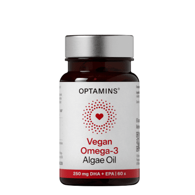 OPTAMINS Vegan Omega-3 Algae Oil kapsulės, N60