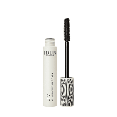 IDUN Minerals apimties suteikiantis ilginantis ir riečiantis  blakstienų tušas All in One LIV Nr. 5014, 12 ml