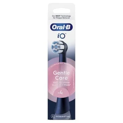 ORAL-B iO Gentle Care Black elektrinio šepetėlio galvutės, N4