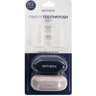 Mother-K silikoninis dantų šepetėlis - masažuoklis