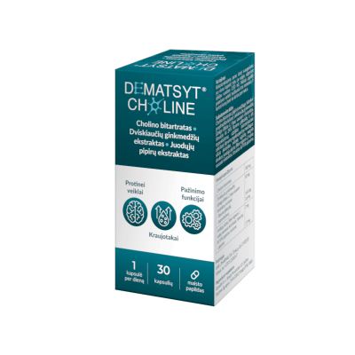 Dematsyt® Choline kapsulės 730 mg, N30