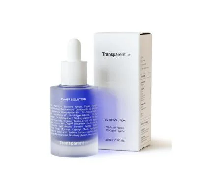 TRANSPARENT LAB Cu-Gf Solution atkuriamasis serumas su vario peptidais, 30 ml