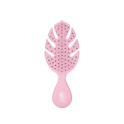 WETBRUSH Go Green Mini Detangler Pink plaukų šepetys