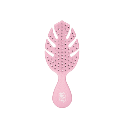 WETBRUSH Go Green Mini Detangler Pink plaukų šepetys