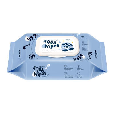 K-MOM 99.9% Pure Aqua Wipes drėgnos servetėlės, N60