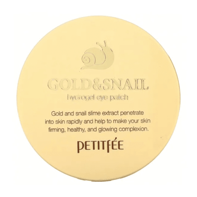 PETITFEE Gold & Snail hidrogelinės paakių pagalvėlės, N60