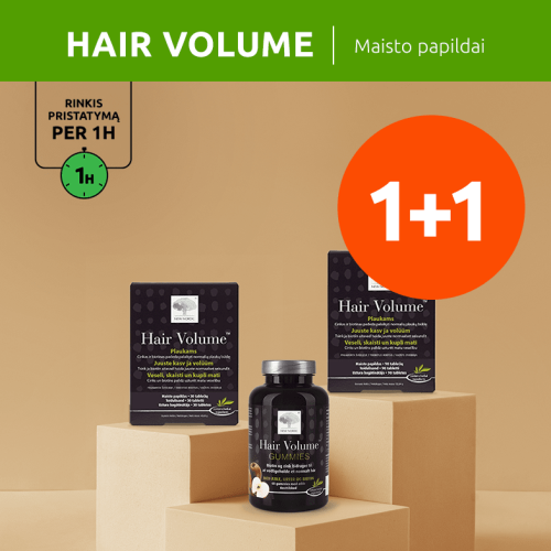 Hair volume 1+1