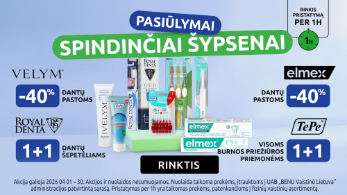 Pasiūlymai spindinčiai šypsenai