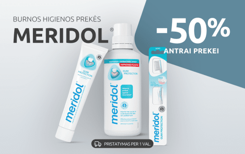 Meridol -50 antrai prekei