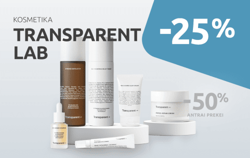 Transparent Lab -25 pasiūlymai