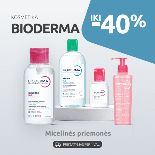 Bioderma micelinis vanduo iki -40