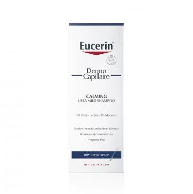 EUCERIN šampūnas sausai galvos odai su 5% šlapalu DERMOCAPILLAIRE 250 ml