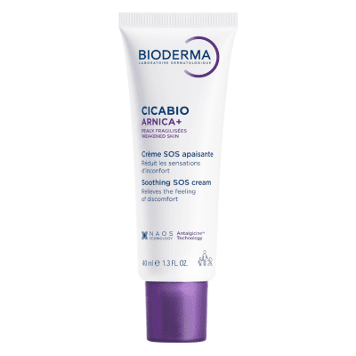 BIODERMA CICABIO ARNICA+, raminantis ir diskomfortą mažinantis kremas, 40 ml
