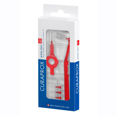 CURAPROX tarpdančių šepetėliai PRIME CPS 07 su mini koteliu 0,7 mm N5