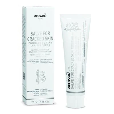 GEHWOL MED SALVE trūkinėjančios pėdų odos tepalas 75 ml