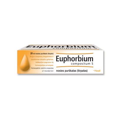 Euphorbium compositum S nosies purškalas (tirpalas) 20 ml