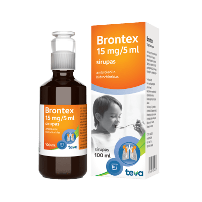 Brontex 15 mg/5 ml sirupas 100 ml