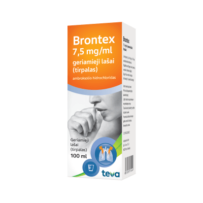 BRONTEX 7,5 mg/ml geriamieji lašai 100 ml