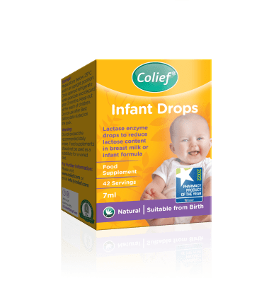 COLIEF laktazės lašai INFANT DROPS, 7 ml