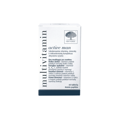 MULTIVITAMIN multivitaminai vyrams ACTIVE MAN N60