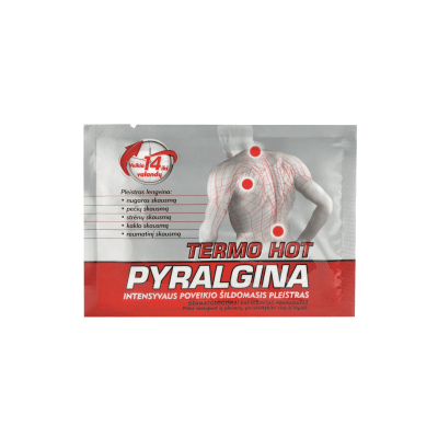 PYRALGINA TERMO HOT intensyvaus poveikio šildomasis pleistras N1