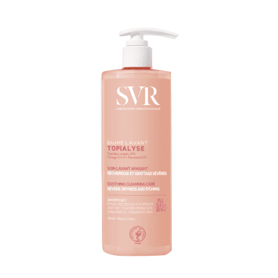 SVR TOPIALYSE BAUME LAVANT prausiamasis balzamas labai sausai ir atopinei odai, 400 ml