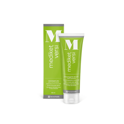MEDIKET galvos ir kūno prausimosi gelis VERSI 120 ml