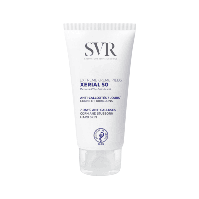 SVR XERIAL 50 EXTREME CREME PIEDS intensyvus pėdų kremas su 50% šlapalo, 50 ml