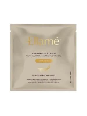 ELLAME šilkinė veido kaukė ANTI-AGING N1