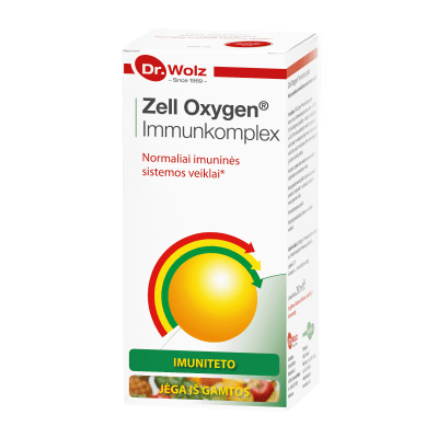 DR WOLZ ZELL Oxygen Immunkomplex koncentruotas skystis, 250 ml