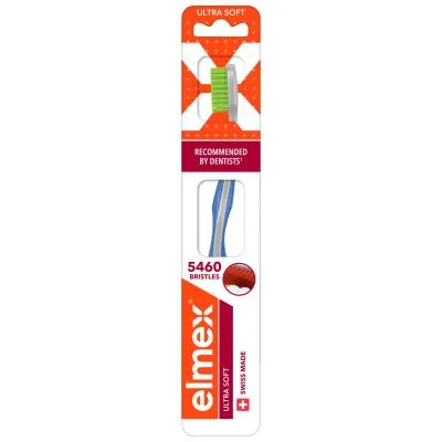 ELMEX labai minkštas dantų šepetėlis ULTRA SOFT, 1 vnt.