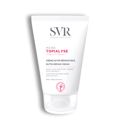 SVR TOPIALYSE MAINS rankų kremas išsausėjusiai, pažeistai odai, 50 ml