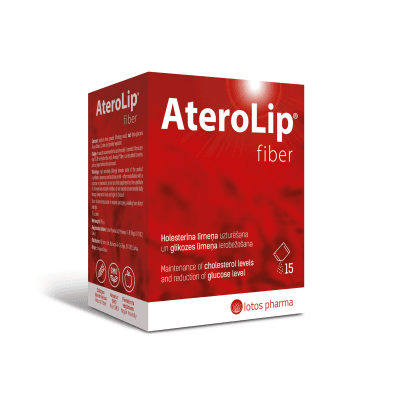 ATEROLIP Fiber milteliai geriamajam tirpalui paketėlyje, N15