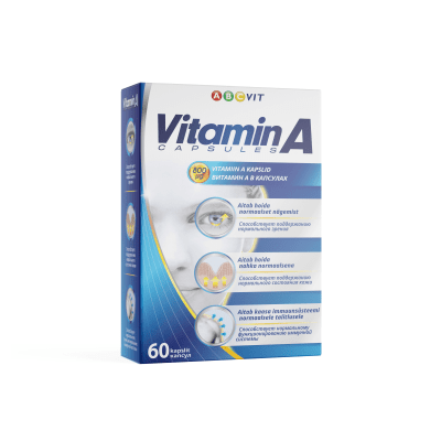 ABC VIT  vitamino A kapsulės N60