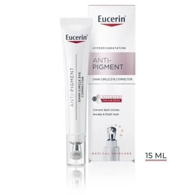 EUCERIN Anti-Pigment tamsius ratilus šviesinantis akių srities kremas, 15 ml