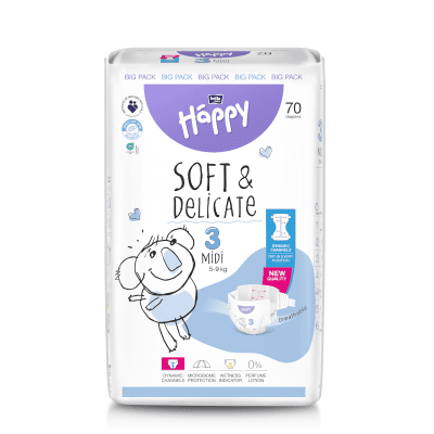 HAPPY sausk.vaik.Midi N70, 5-9 kg