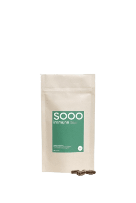 SOOO immune: Chaga extract 9-11:1 papildymas 350 mg, N90