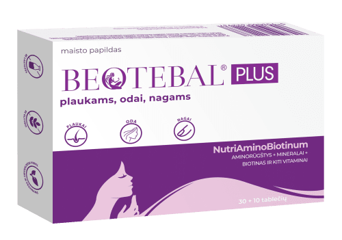 BEOTEBAL PLUS plaukams, odai, nagams tabletės N40