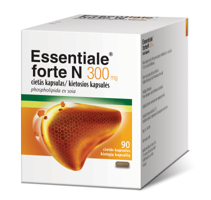 Essentiale forte N 300mg kietosios kapsulės N90