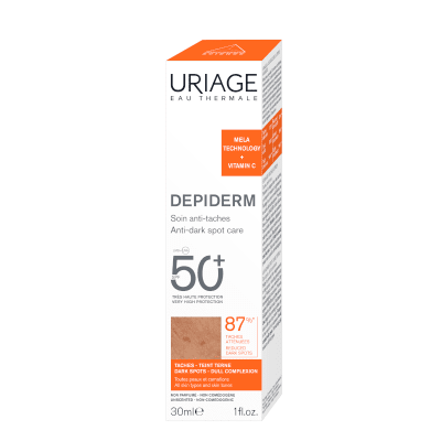 URIAGE, DEPIDERM kremas SPF50, nuo pigmentinių dėmių, 30ml