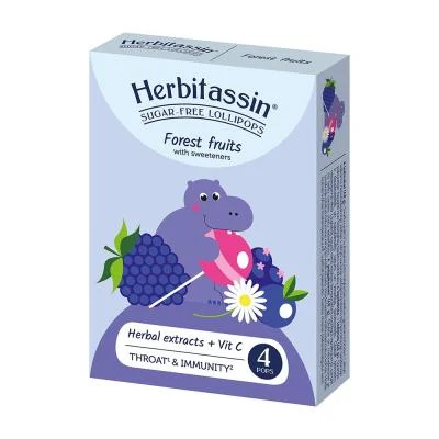 HERBITASSIN becukriai ledinukai miško uogų skonio, N4 