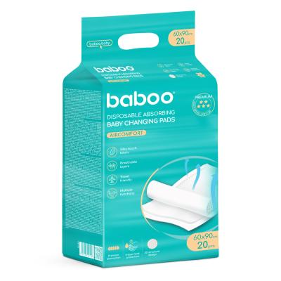 BABOO AirComfort vienkartiniai pervystymo paklotai, 60x90 cm, N20