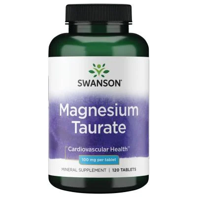 SWANSON Magnio tauratas 100 Mg veganiškos tabletės, N120