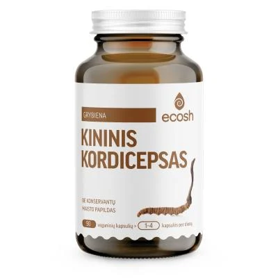 ECOSH Kininis kordicepsas, 500 mg, N90